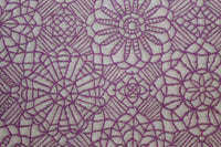 Fleur mauve COTON 78 cm