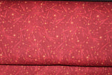 Étoiles rouge coton 76 cm