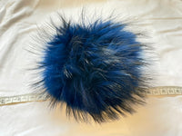 Pompon bleu royal